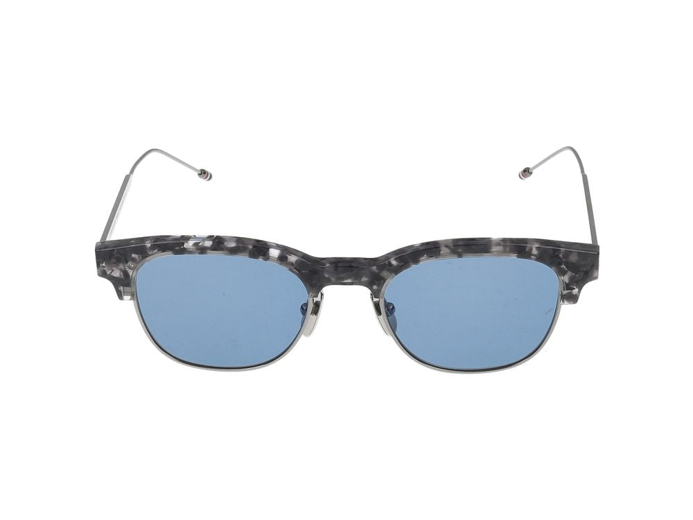 Modern Acetate and Titanium Sunglasses with Classic Lenses