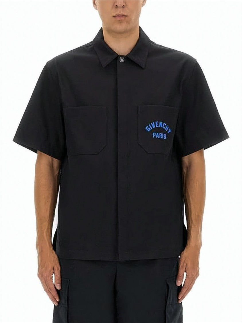 Boxy Fit Black Polo Shirt with Classic Collar