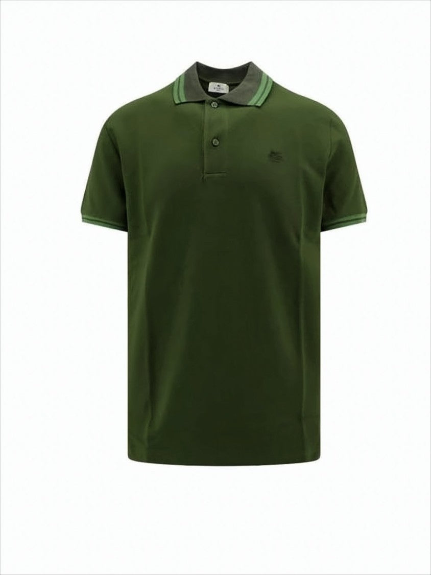 Classic Short-Sleeve Piqué Cotton Polo Shirt