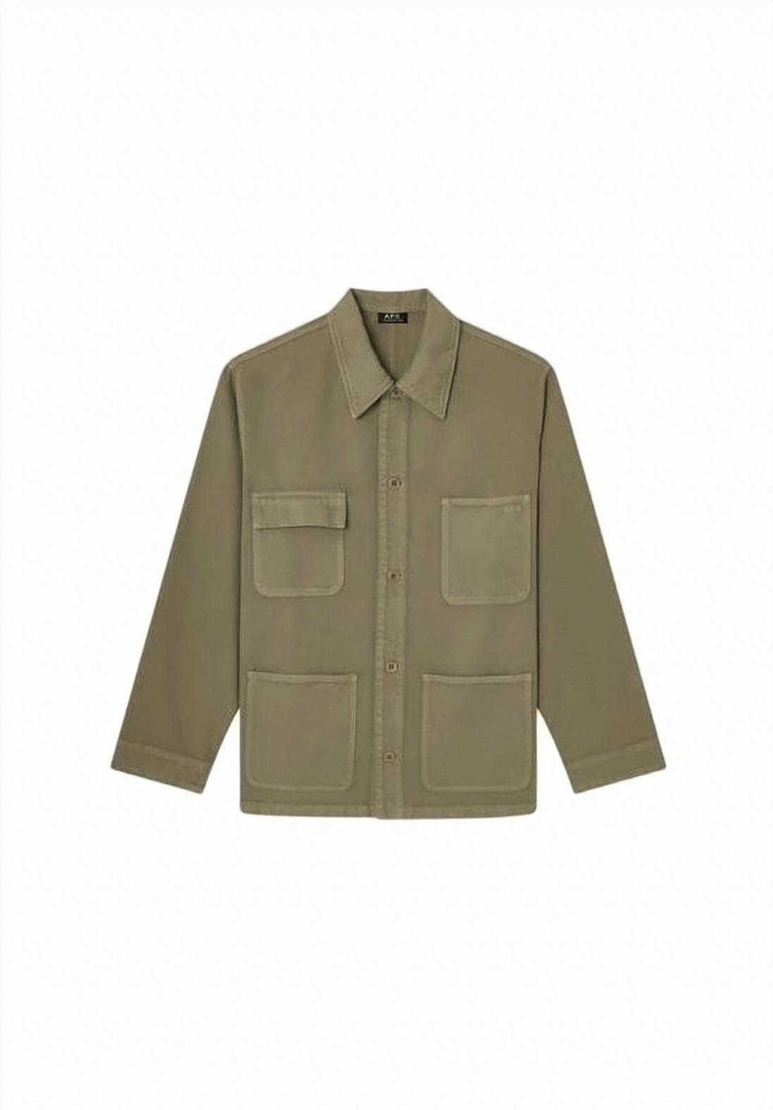 Cropped Boxy Jacket with Classic Collar