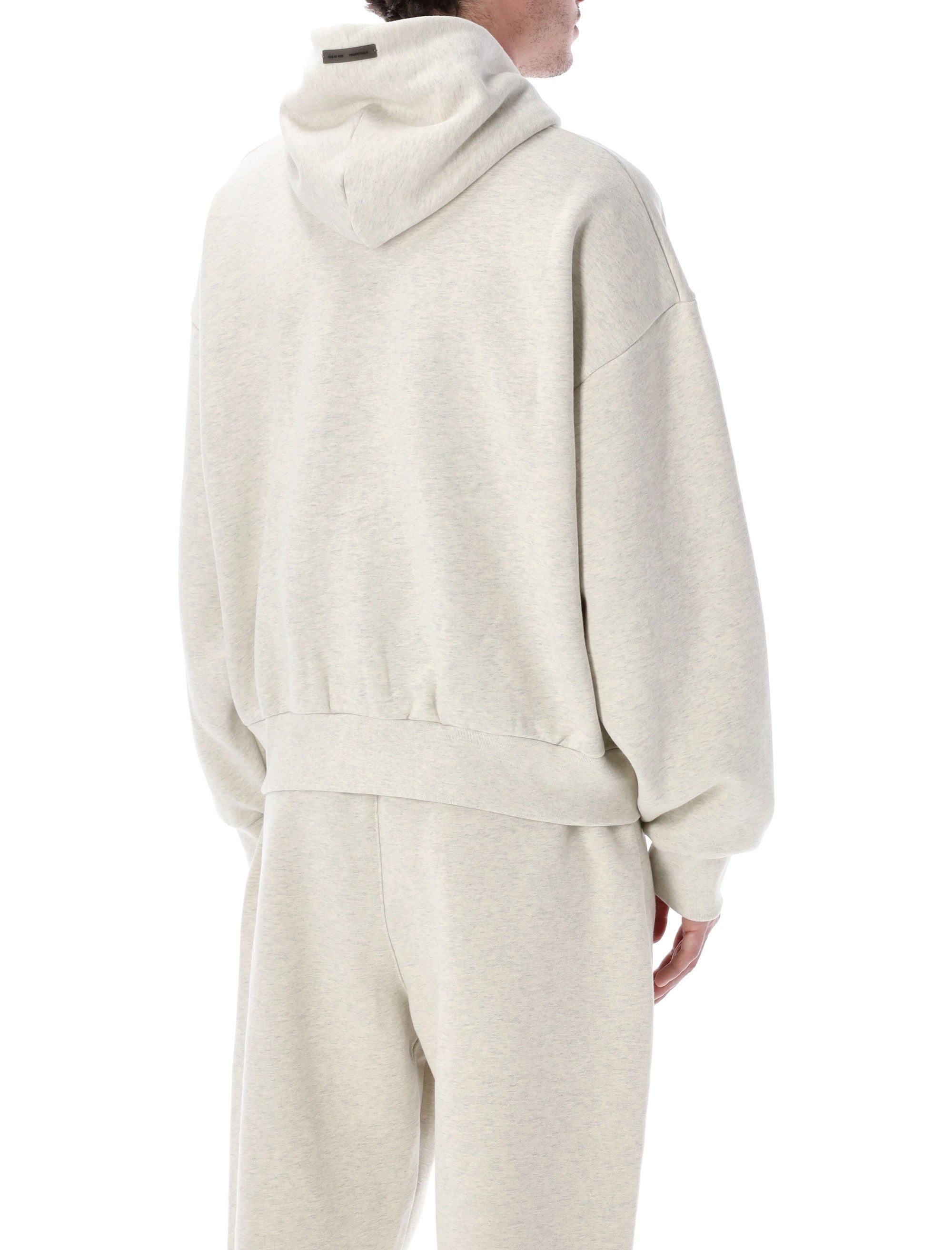 Essentials Embossed Hoodie Oatmeal Heater