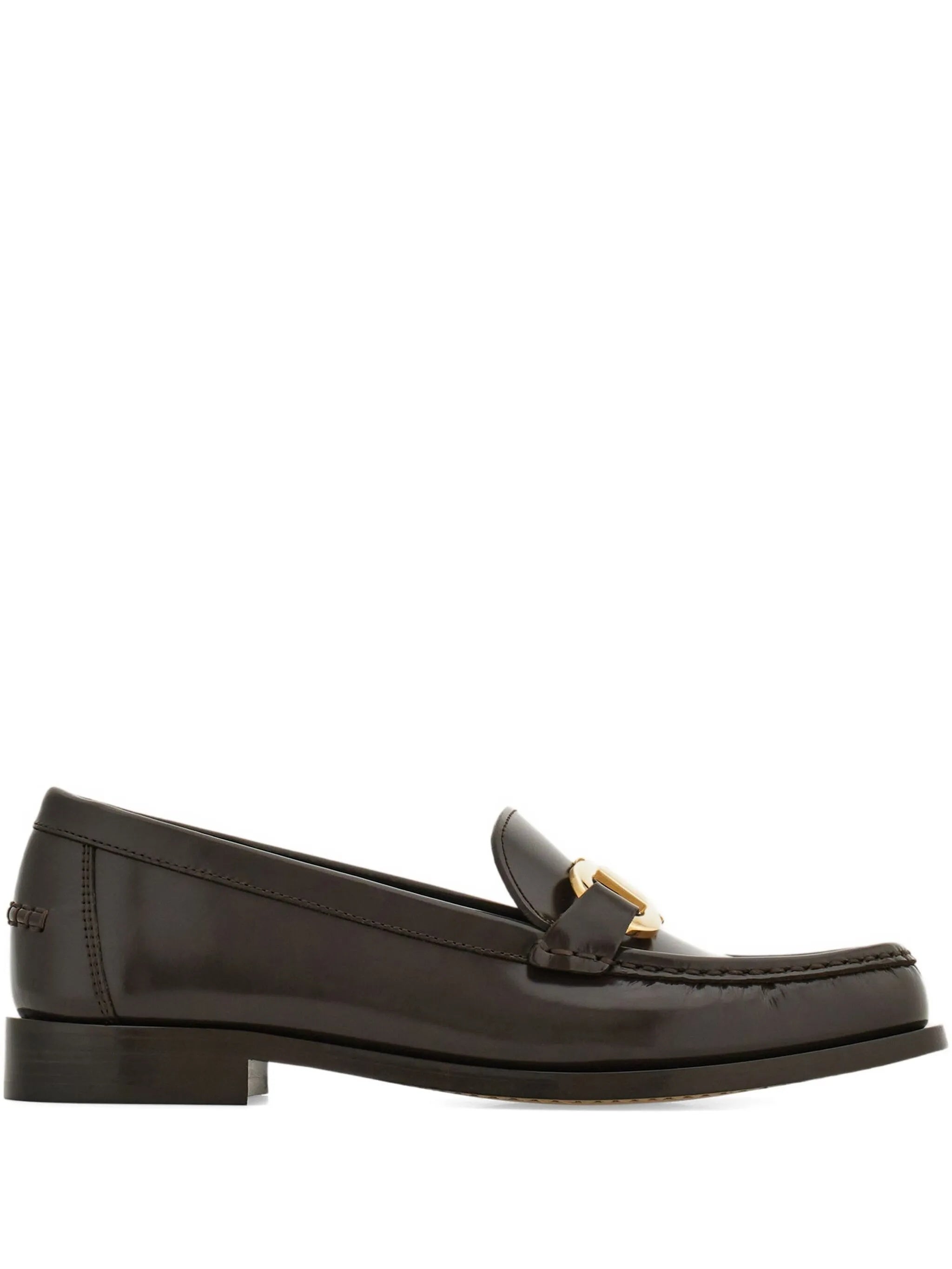 Black Maryan 2 Polished Leather Loafers