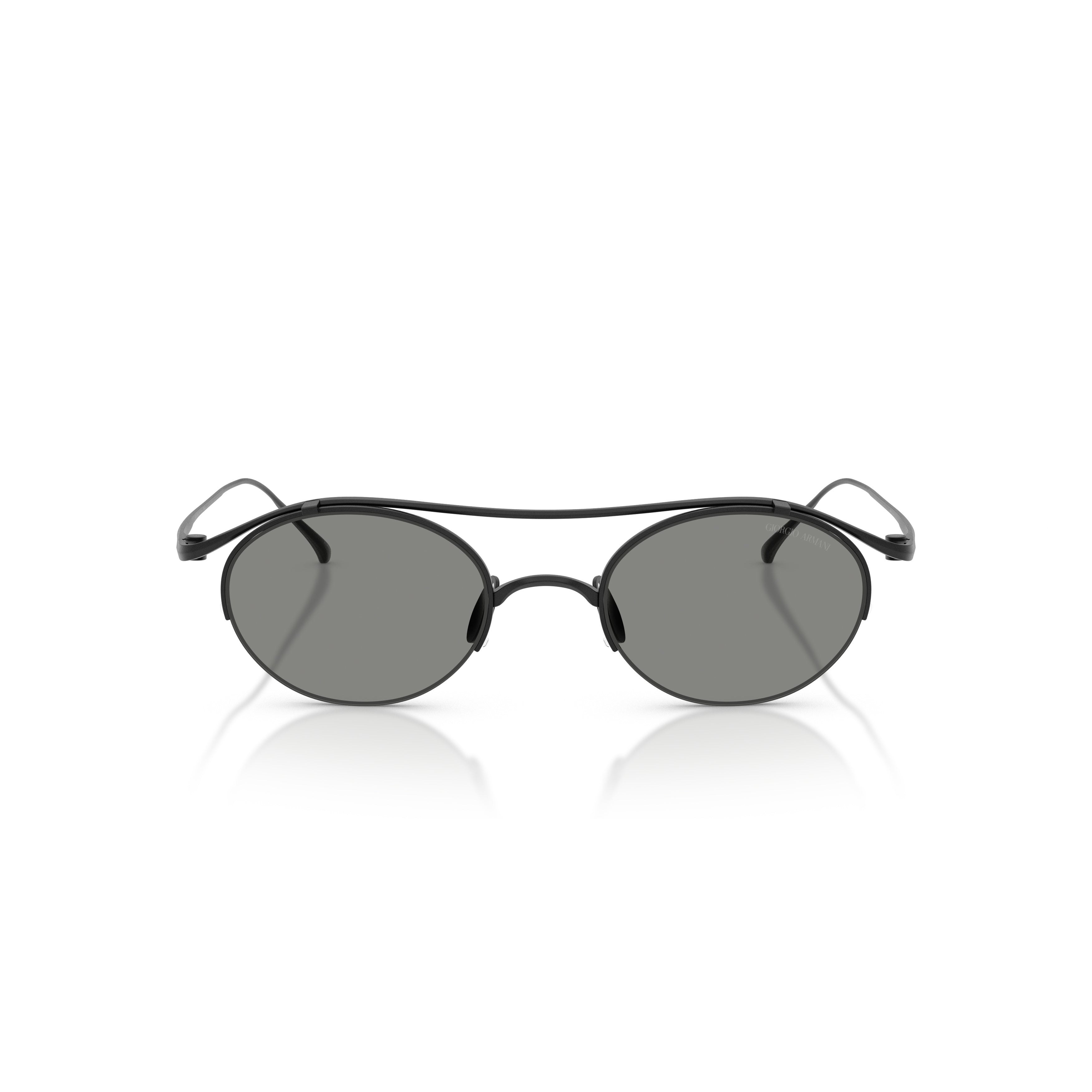 0ar6172t Titanium Frame Sunglasses with Oval Lenses