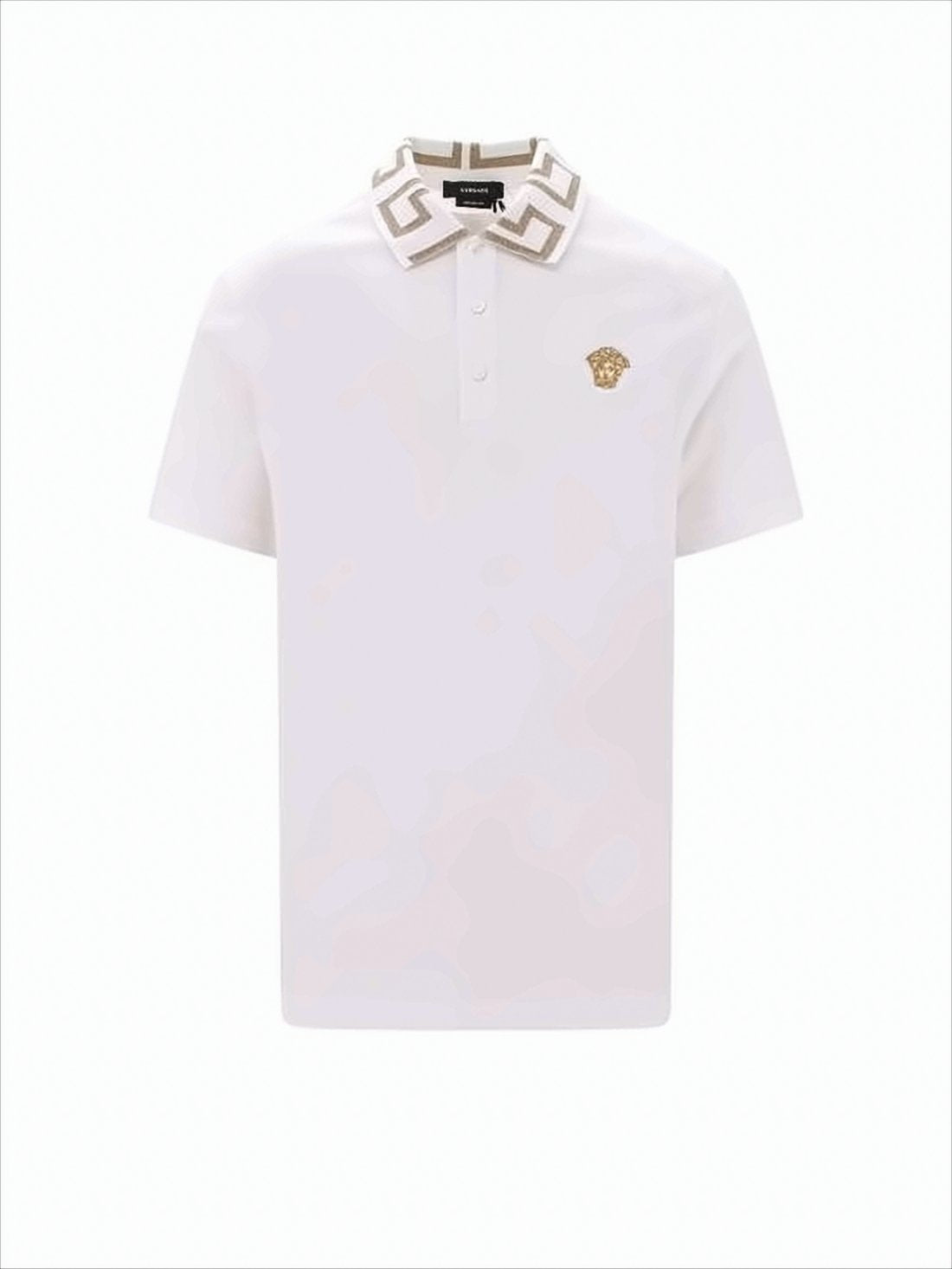 Textured Cotton Polo Shirt