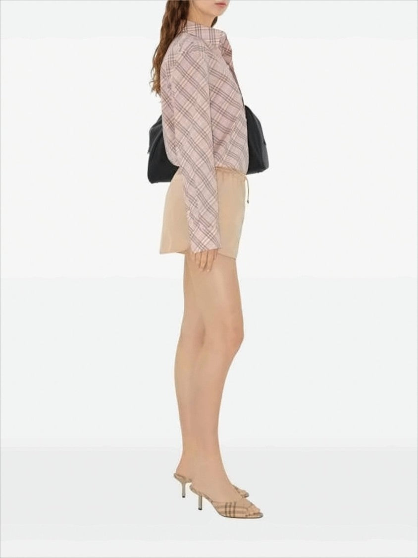 Relaxed-Fit Nylon-Cotton Blend Shorts