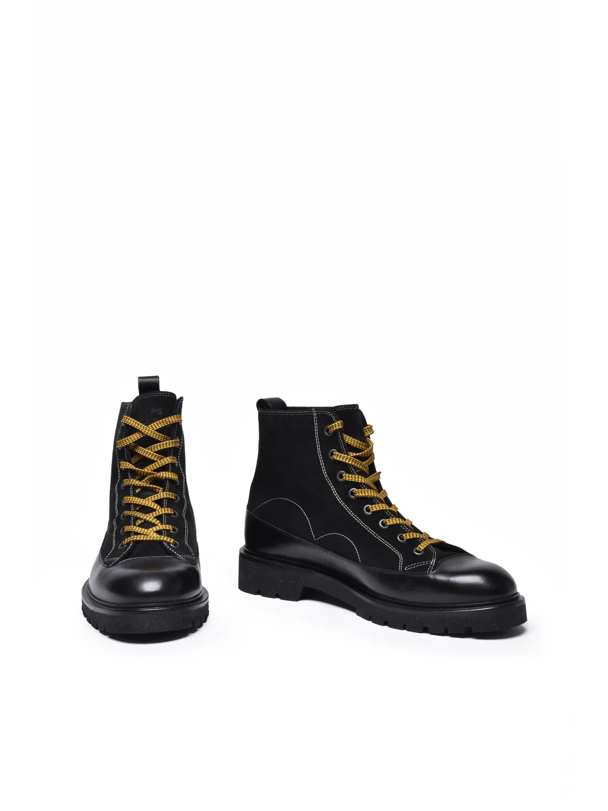 Paul Smith Leather Boot Rubber Sole - Black