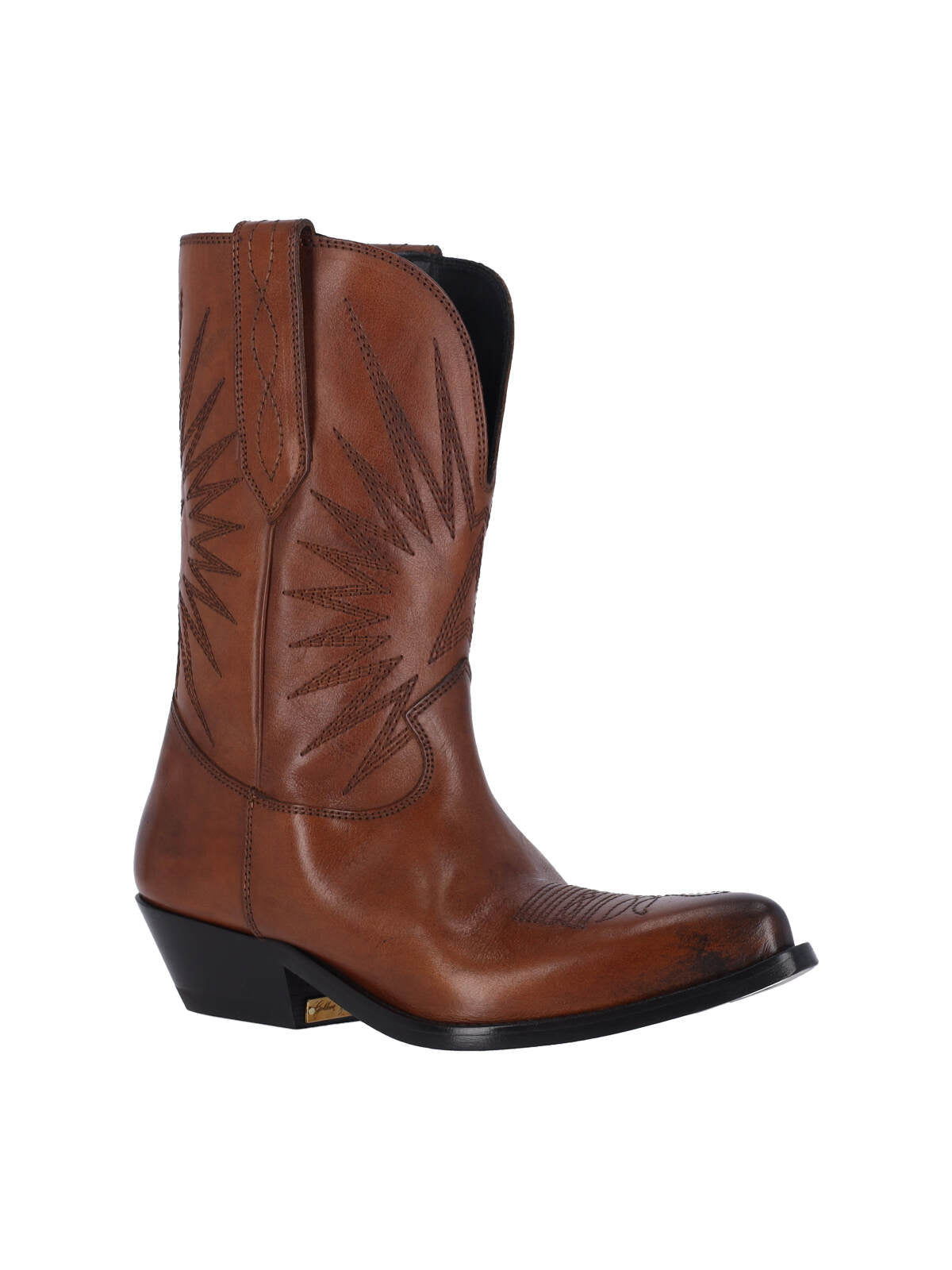 "Wish Star" Ankle Boots – Brown