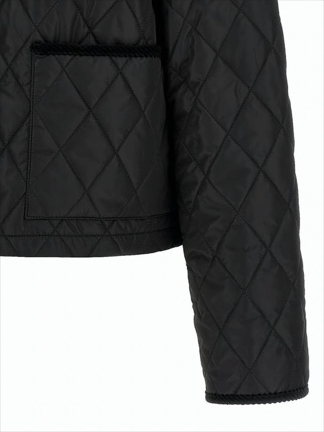 Cropped Quilted Jacket