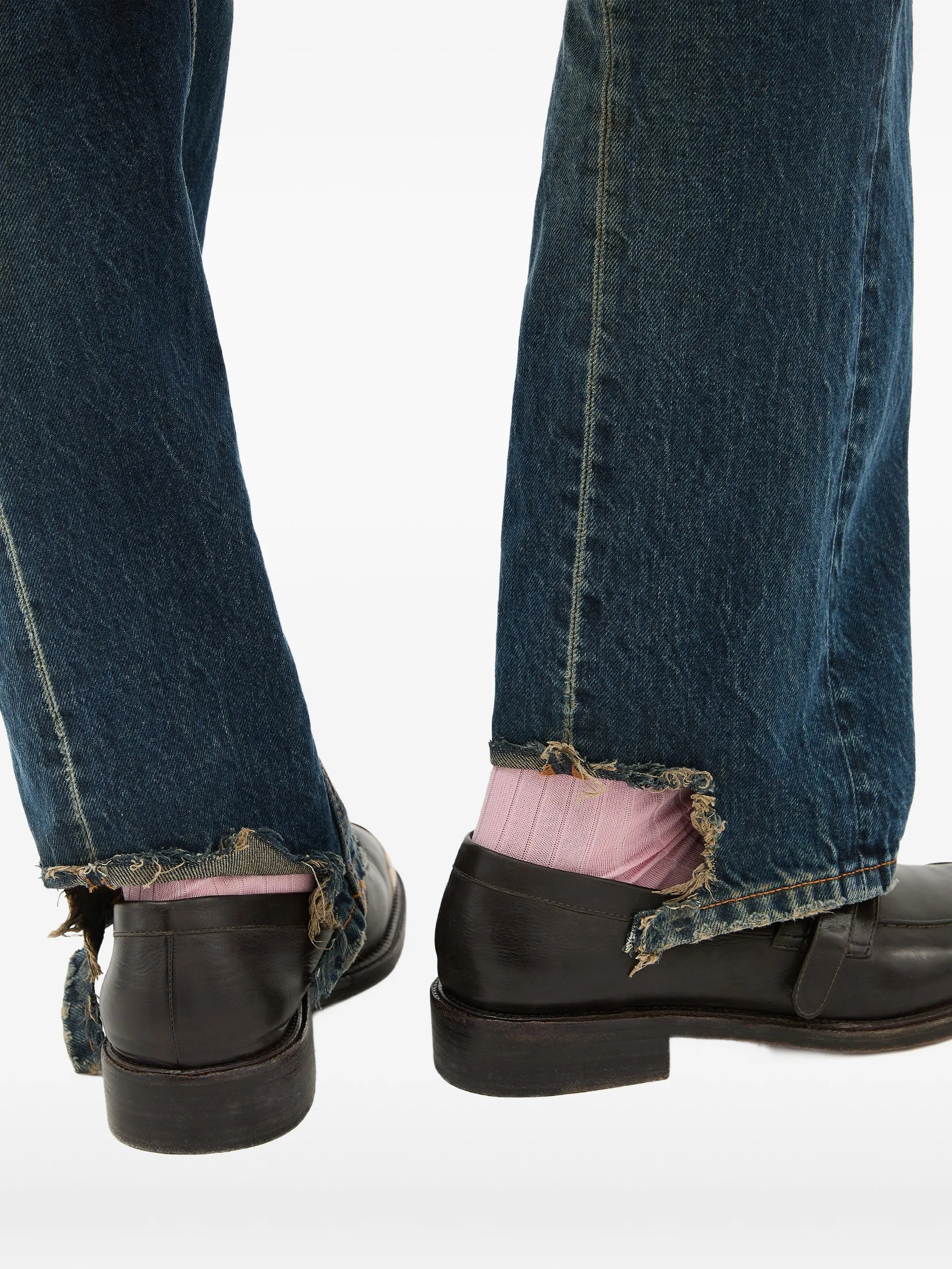 Blue Shibuya Non-Stretch Vintage Denim Jeans