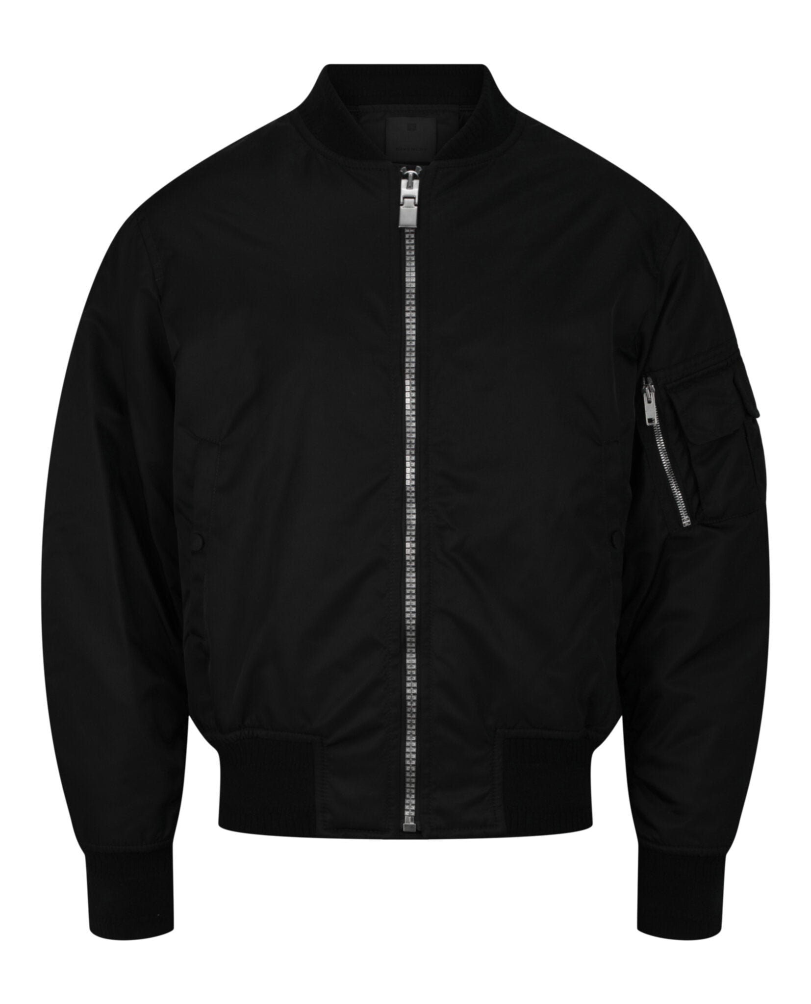 Front-Zip Bomber Jacket with 4G Motif