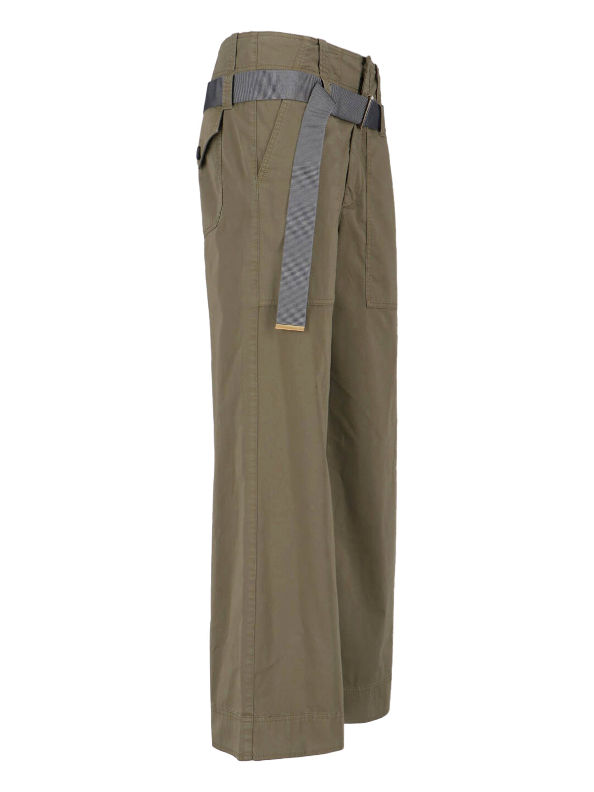 Wide-Leg Pants – Green