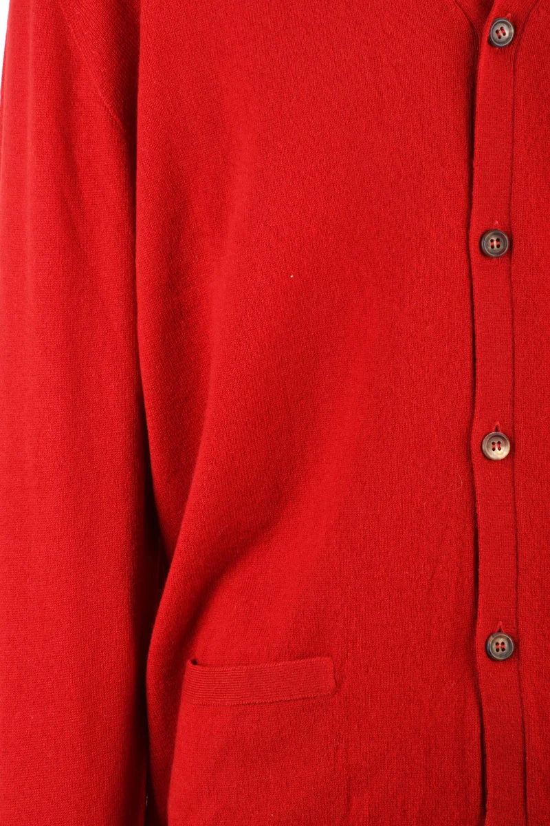 Cashmere Cardigan - Red
