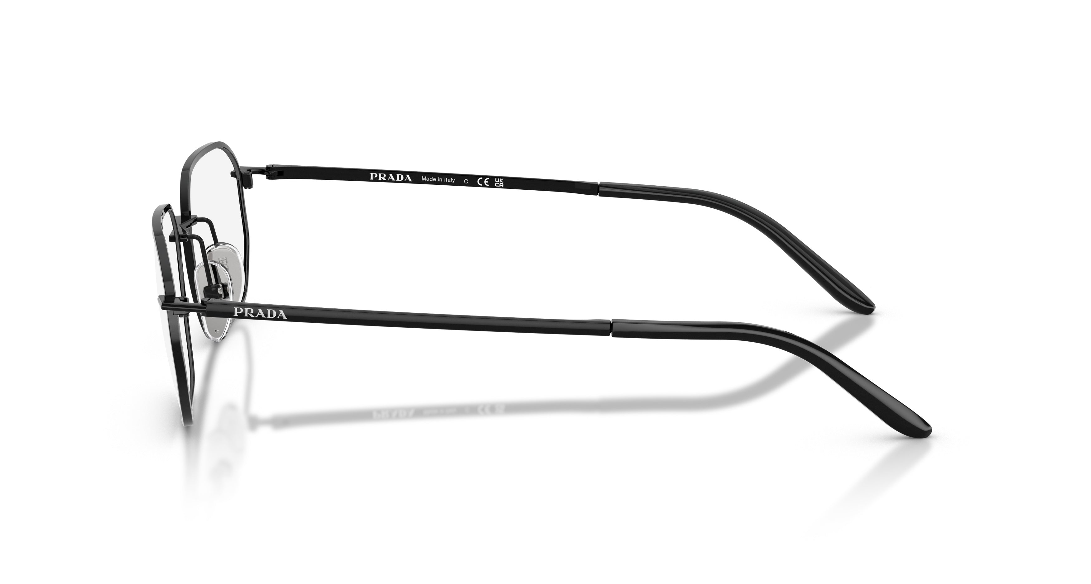 0pr D51v Geometric Metal Frame Sunglasses