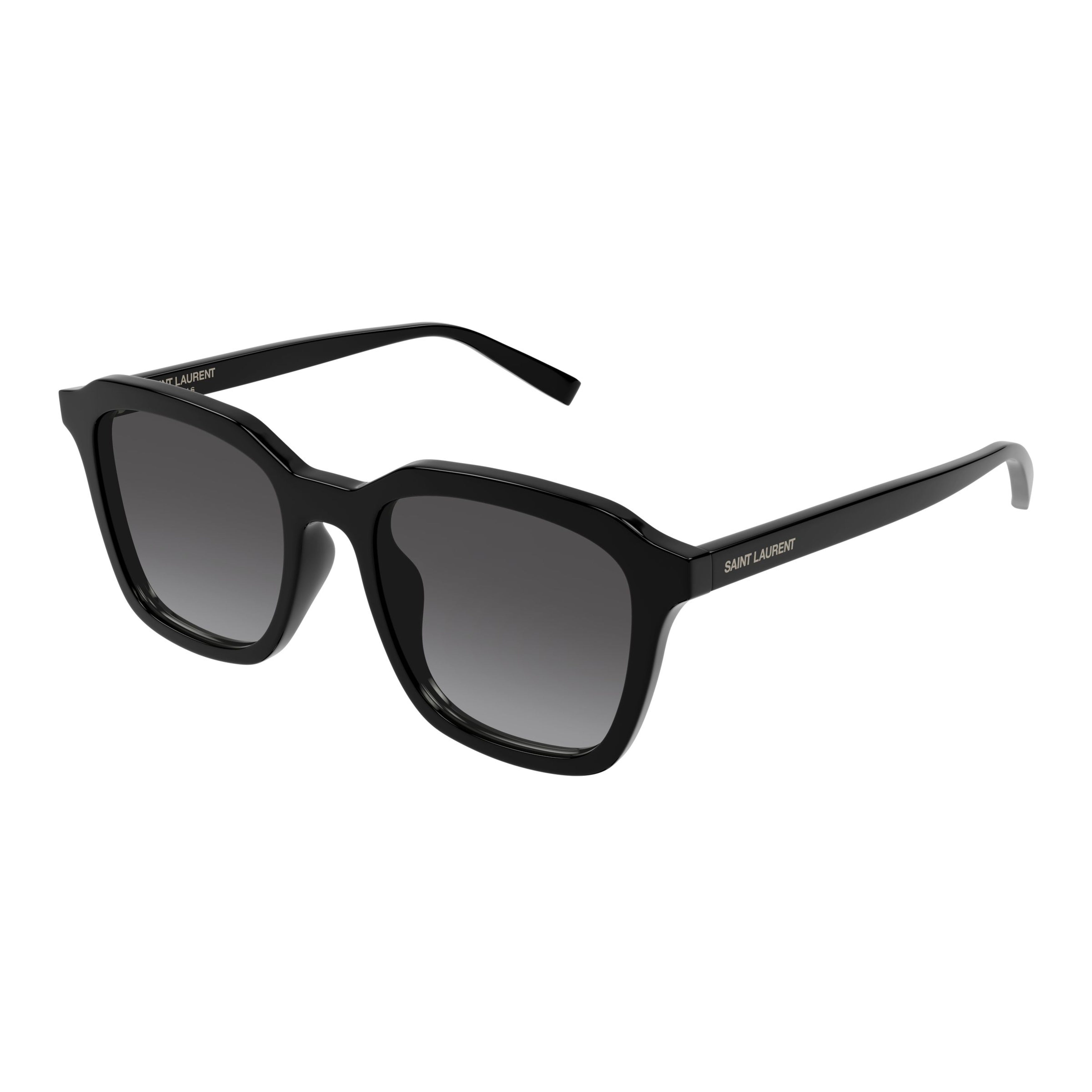 Square Frame Sunglasses With Gradient Grey Lenses And Recycled Acetate