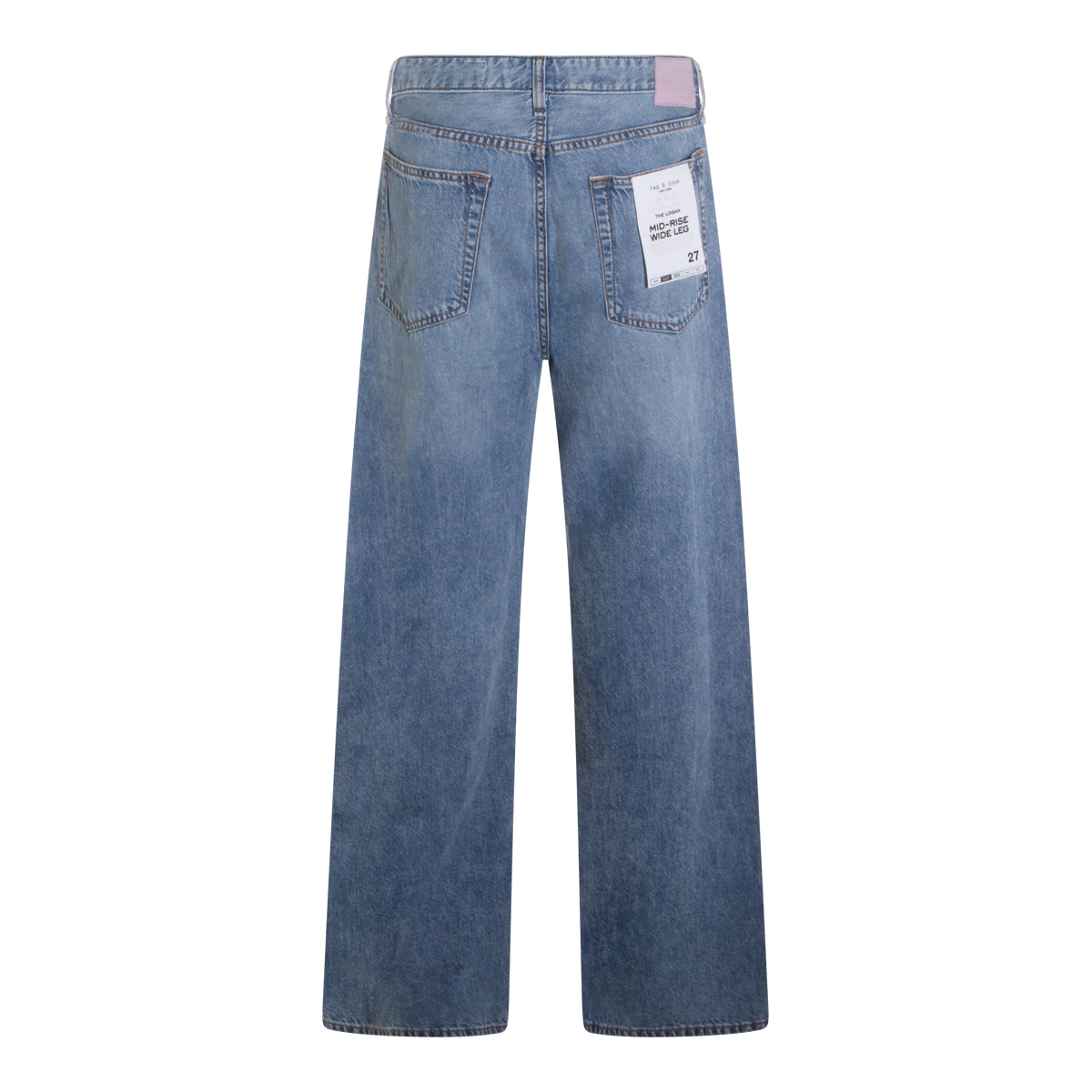 Straight-Leg Jeans With Mid-Rise Waist