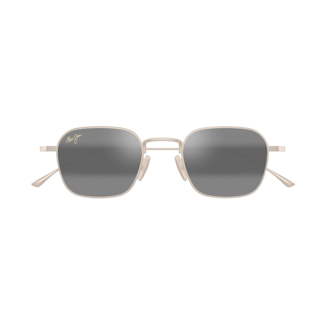 Mekala Rectangular Metal Frame Sunglasses with Matte Finish