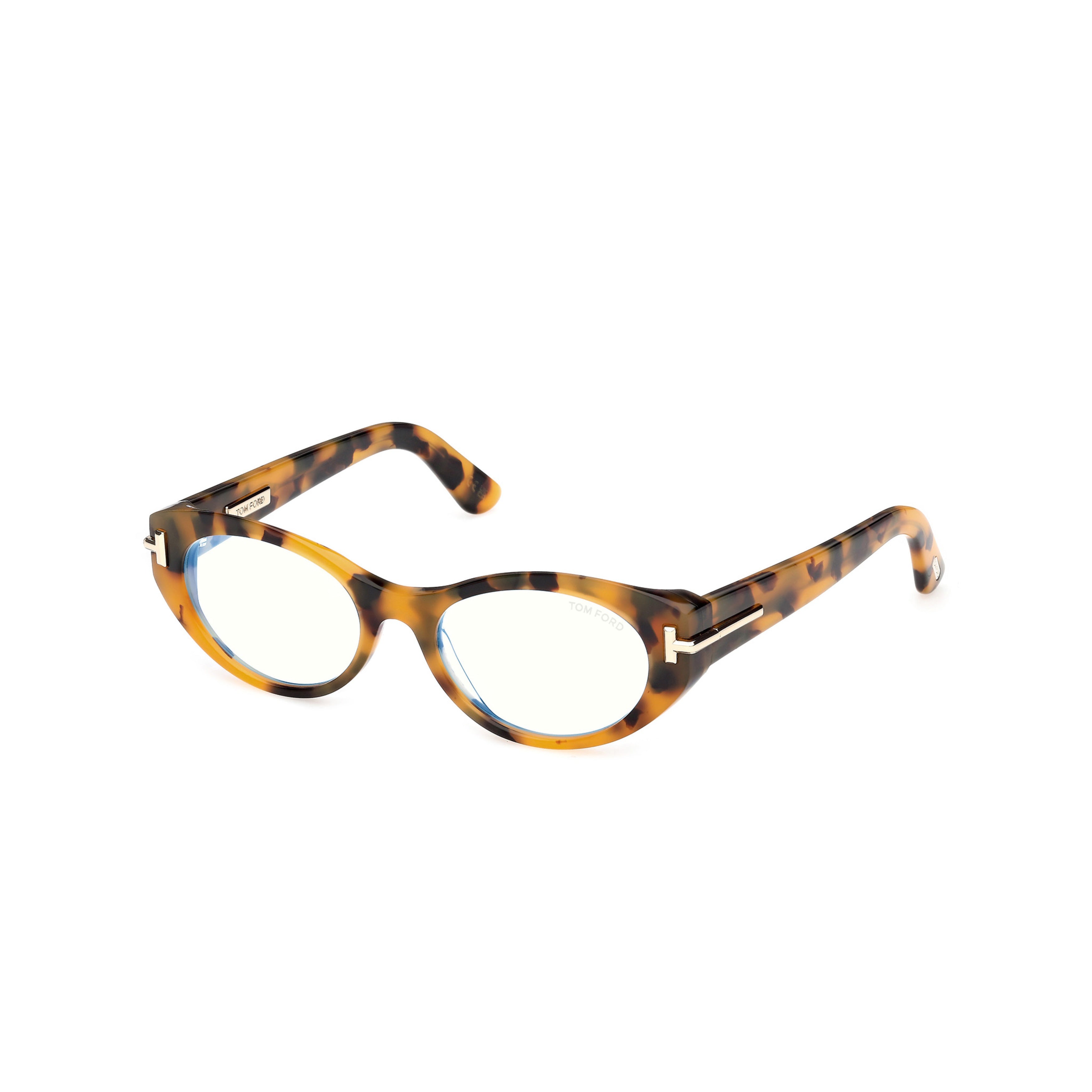 Ti5015-B Tortoiseshell Oval Frame Eyeglasses