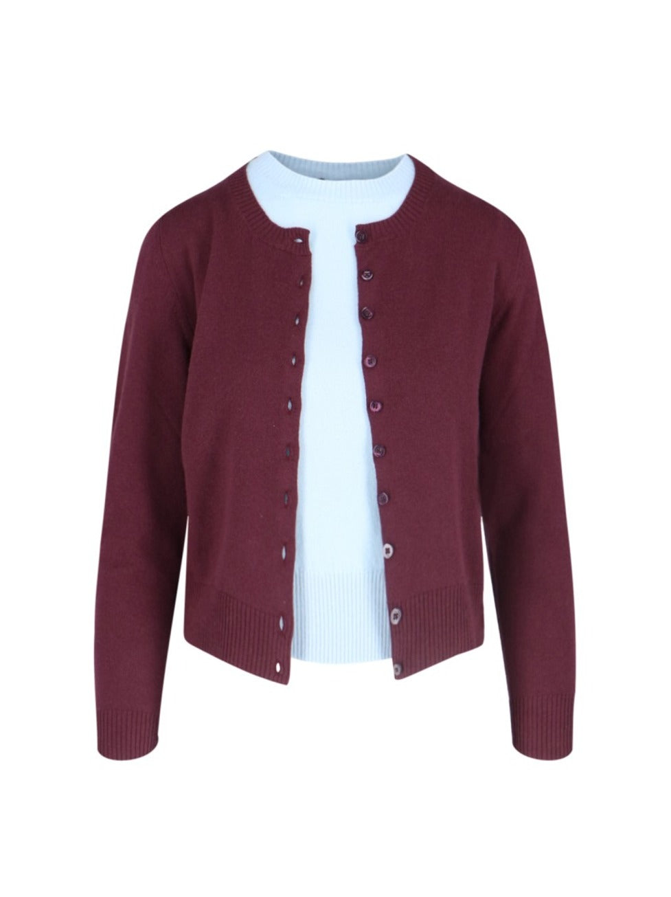 "Cashmere Twinset" Brown Cardigan