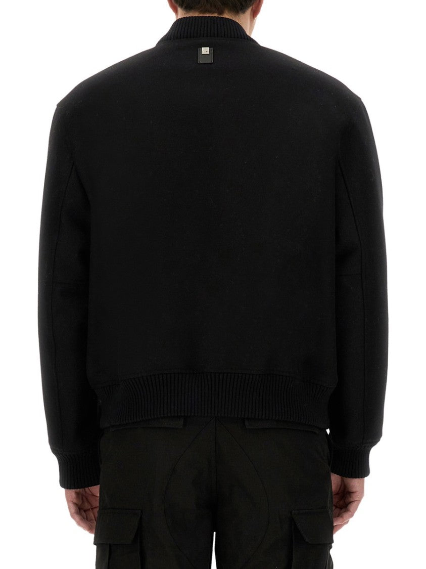 Bold Logo Bomber Jacket