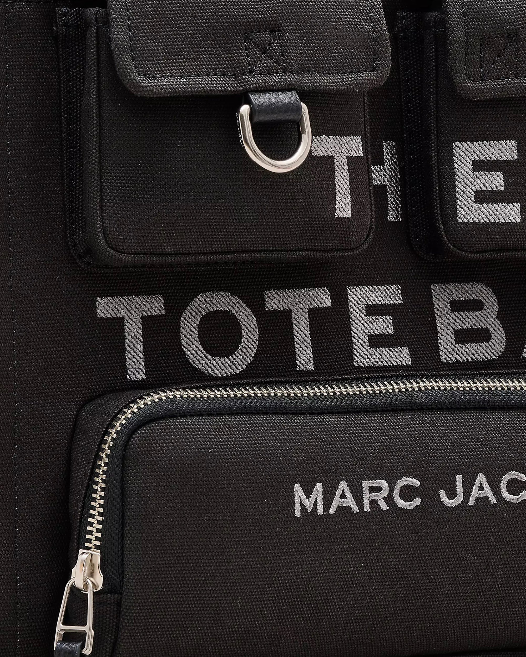 Borsa Tote The Cargo Canvas Medium Black