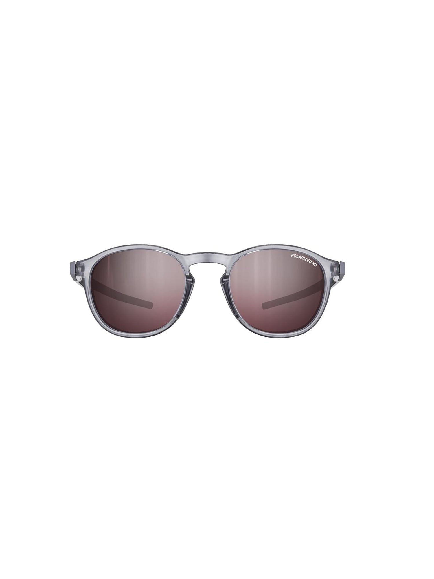 Translucent Grey Acetate and Celluloid Oval Sunglasses