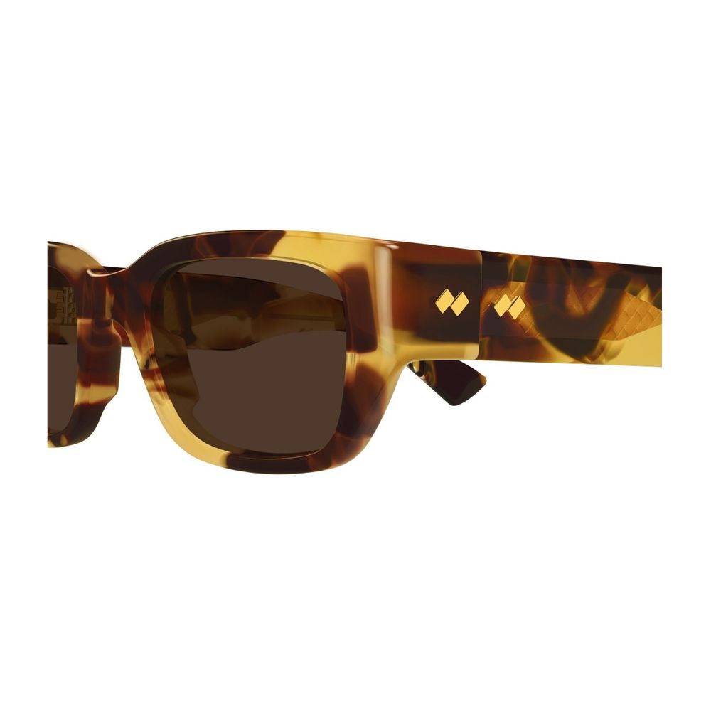 Bv1400S Intrecciato Line Squared Acetate Sunglasses