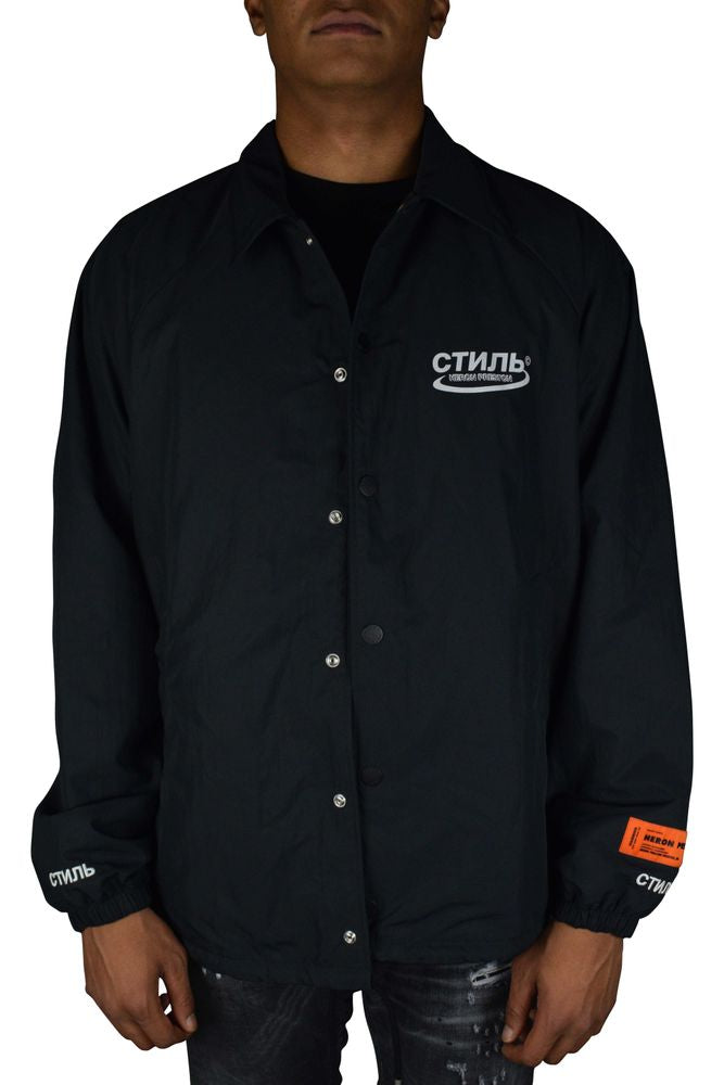 Casual Black Jacket With Integrated Hood