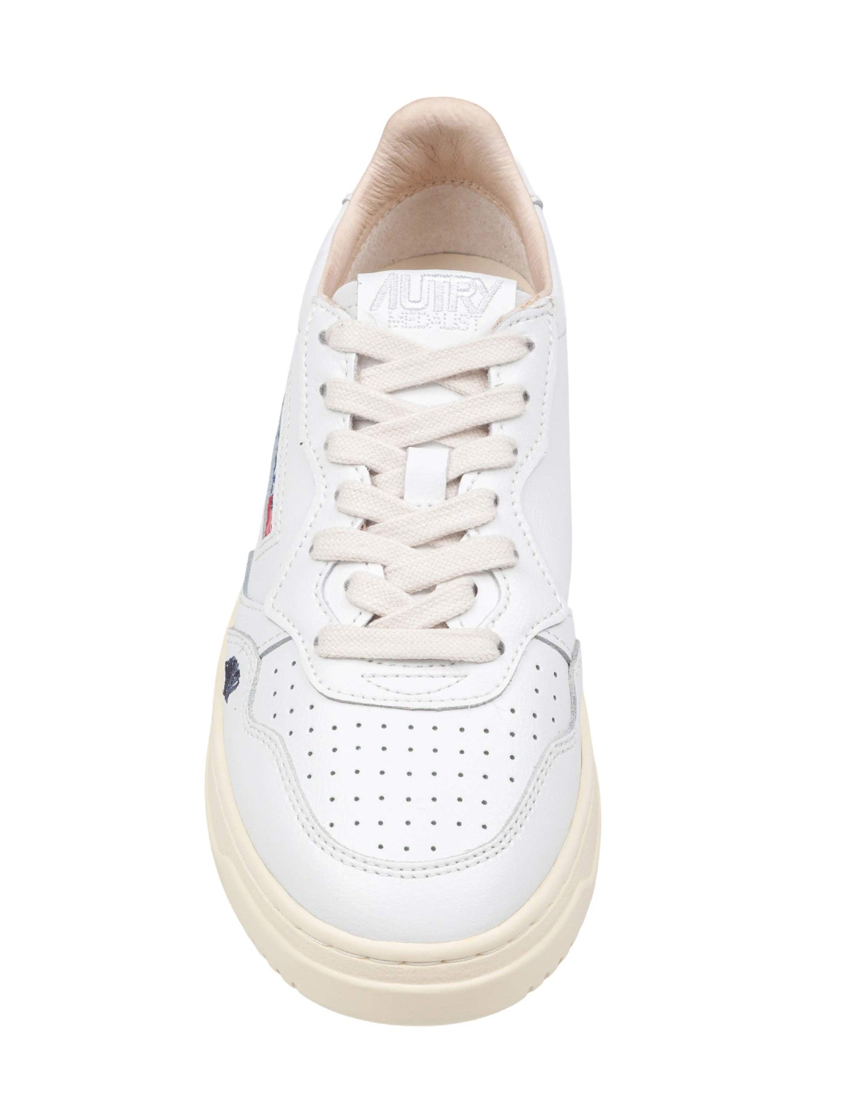 Medalist Low Leather Sneakers, White