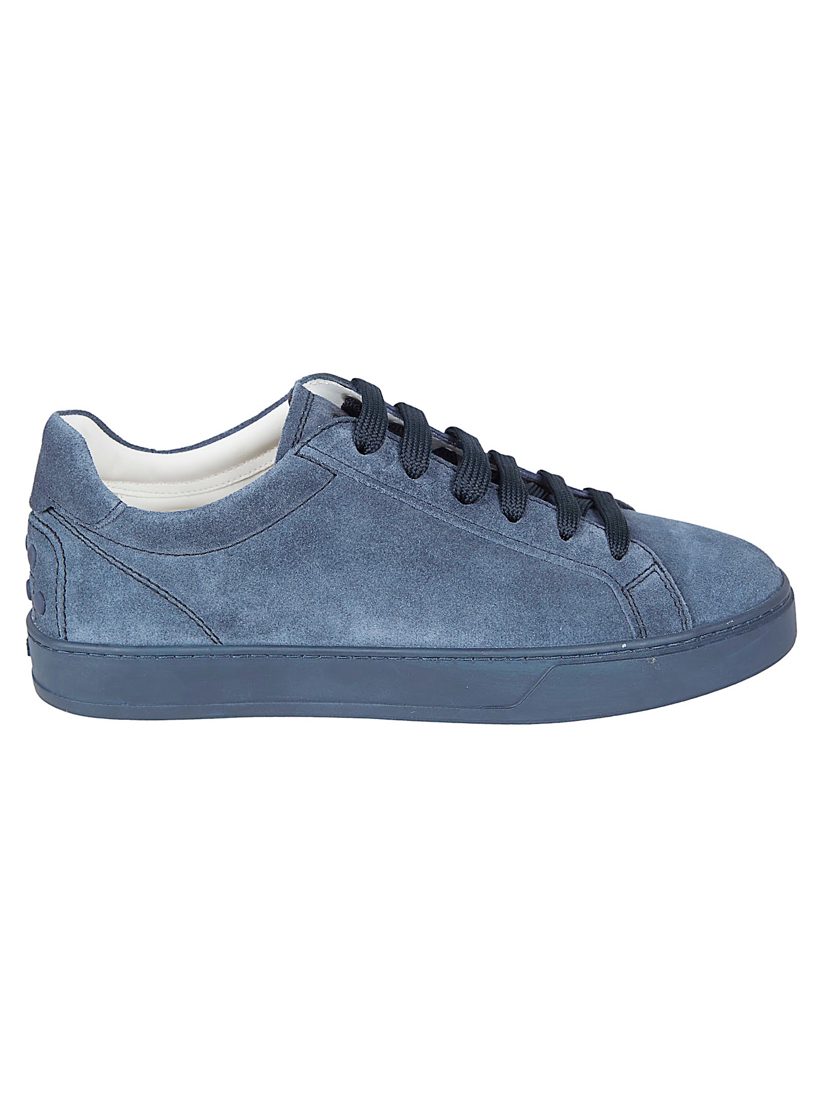 Suede Calfskin Sneakers and Embossed Branding