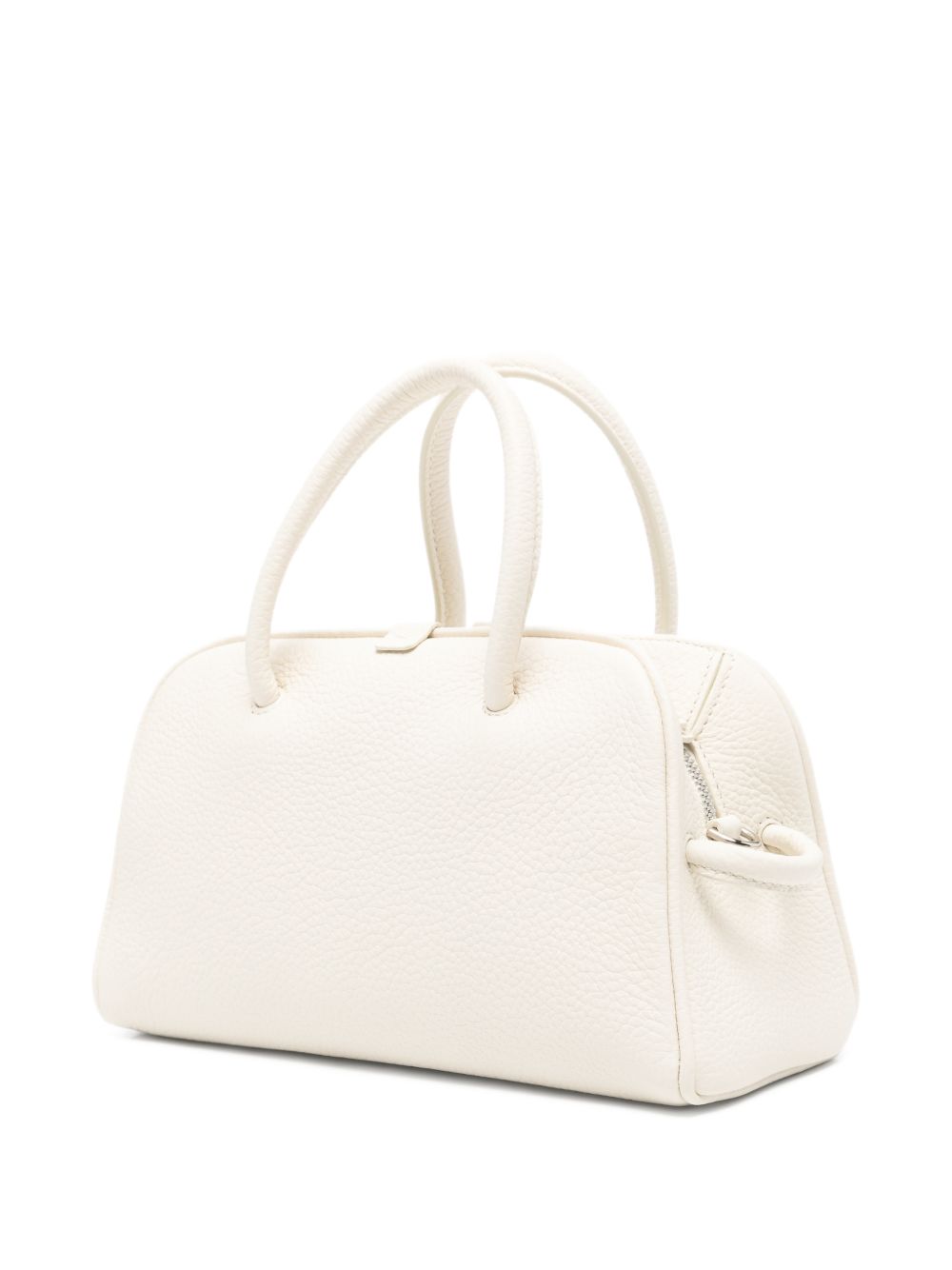 White Top Handle Knot Detail Bag
