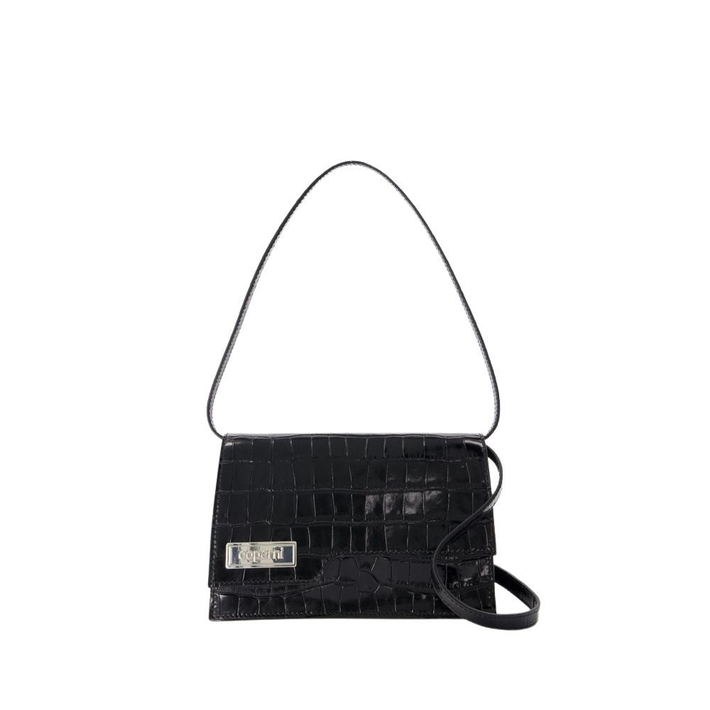 Mini Folder Bag - Leather - Black