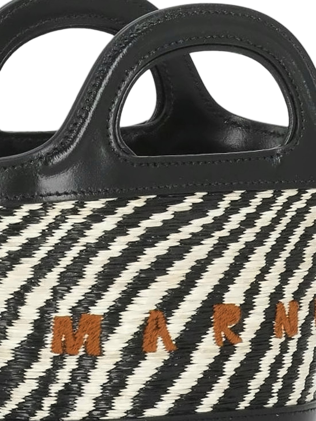 Structured Tote Bag with Woven Pattern