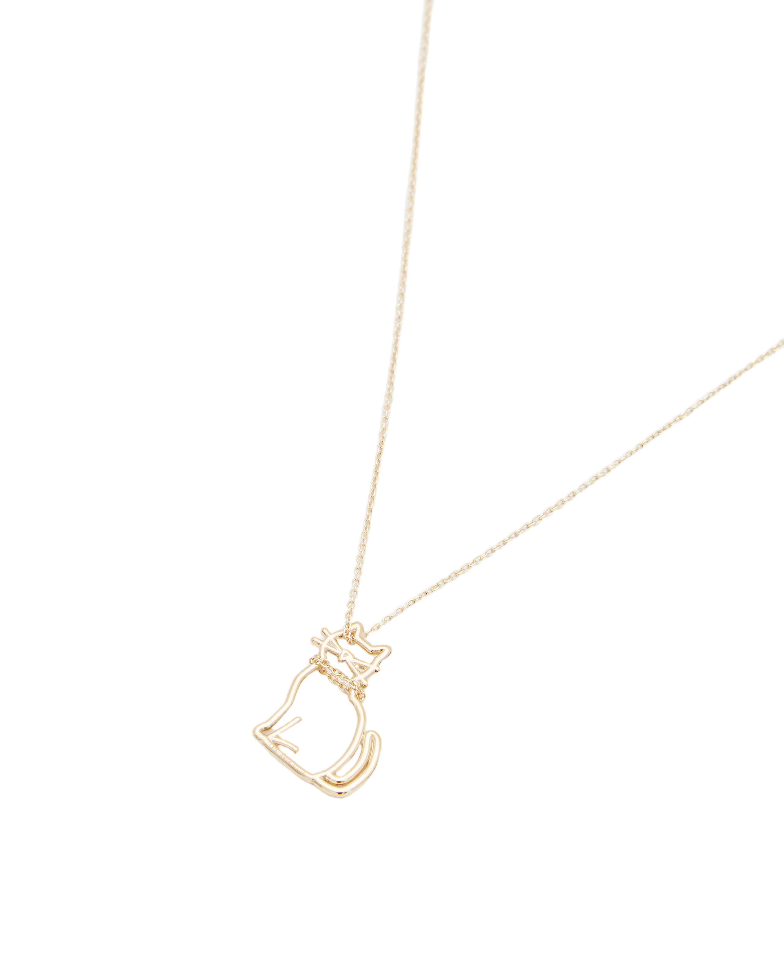 Miau 9K Gold Cat Pendant Necklace