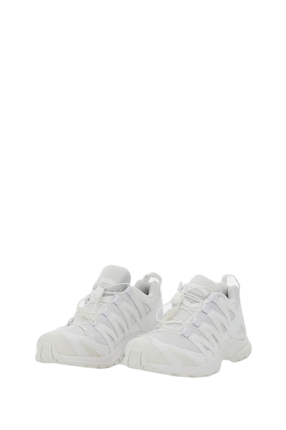 White Xapro 3D Trail Sneakers