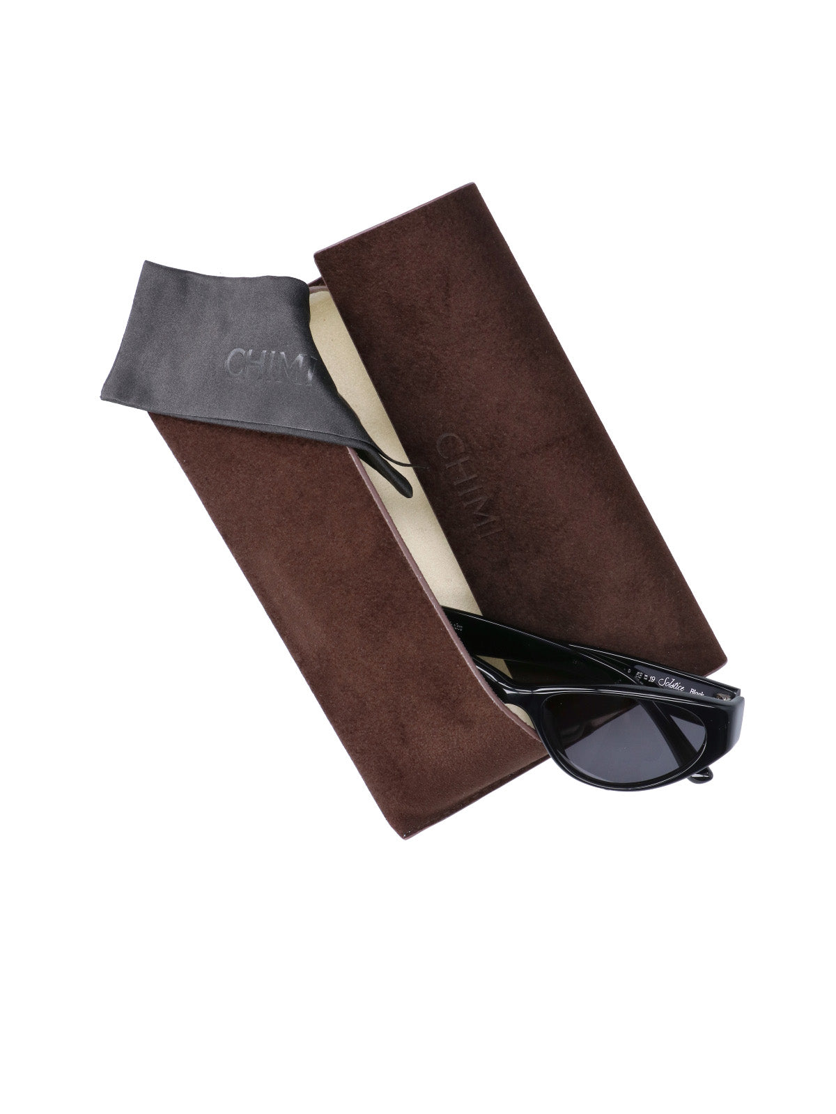 Black Solstice Polarized Cat-Eye Sunglasses