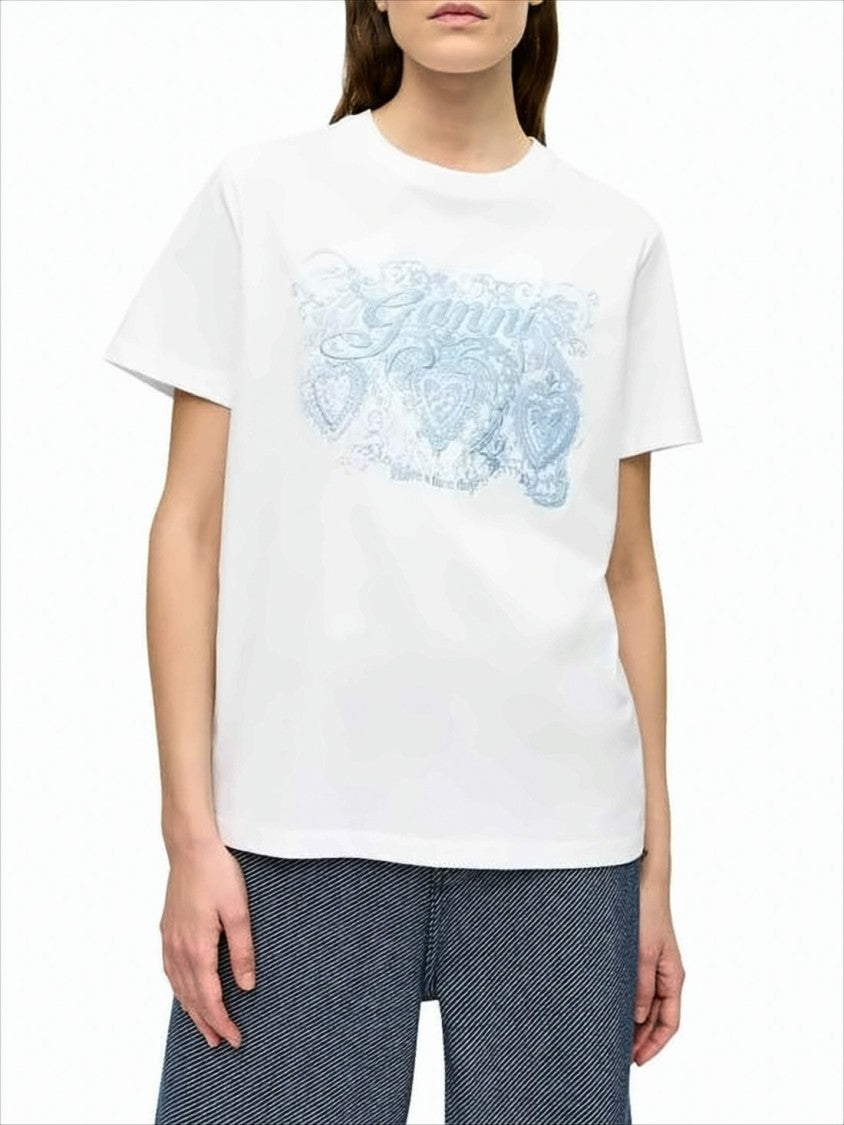 Relaxed-Fit Organic Cotton T-Shirt With Decorative Graphic Print
