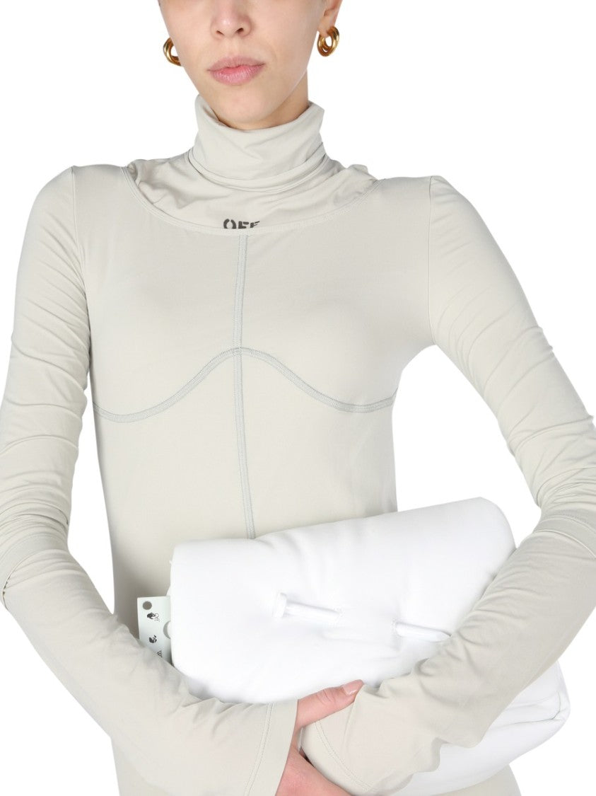 High Polo Neck Mini Dress