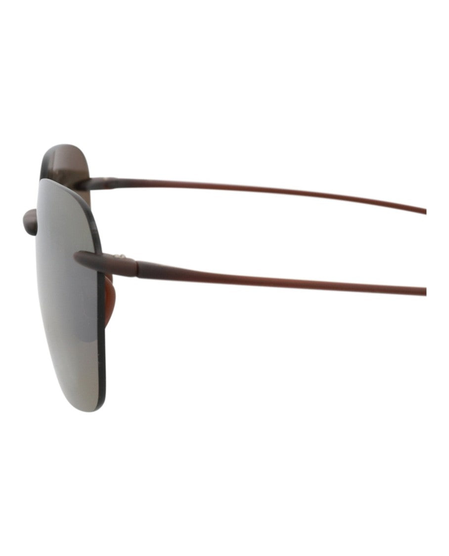 Square-Frame Nylon Sunglasses