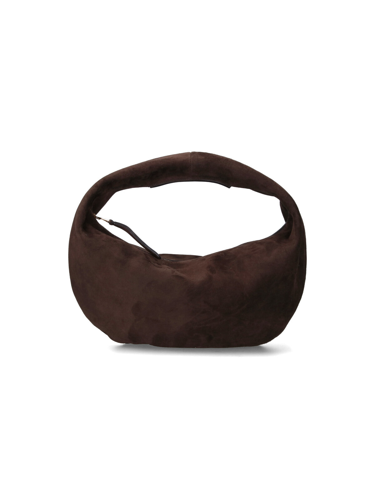 "Olivia" Hobo Bag – Dark Brown Suede