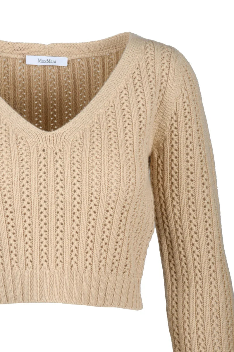 Ifrem Short Sweater - Beige