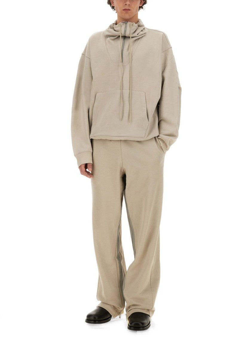 Jogging Pants With Subtle Zipper Detail