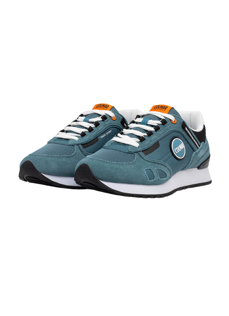 Regular Fit Sneakers with Textured Nylon Upper