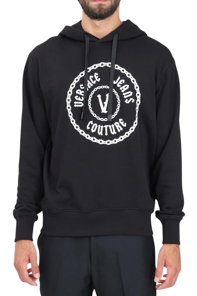 Men's Sweatshirt - Black/White