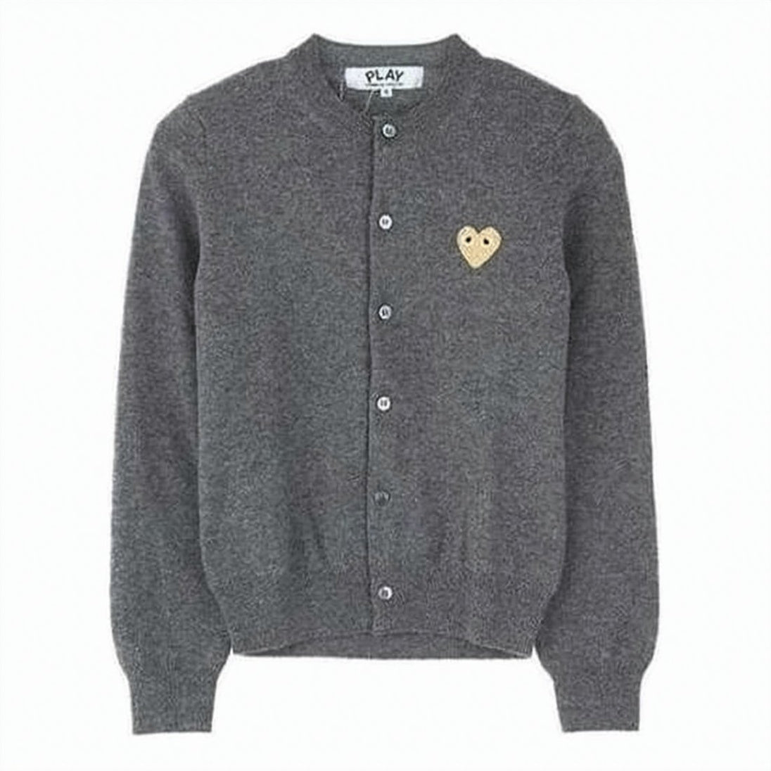 Classic Grey Wool Cardigan