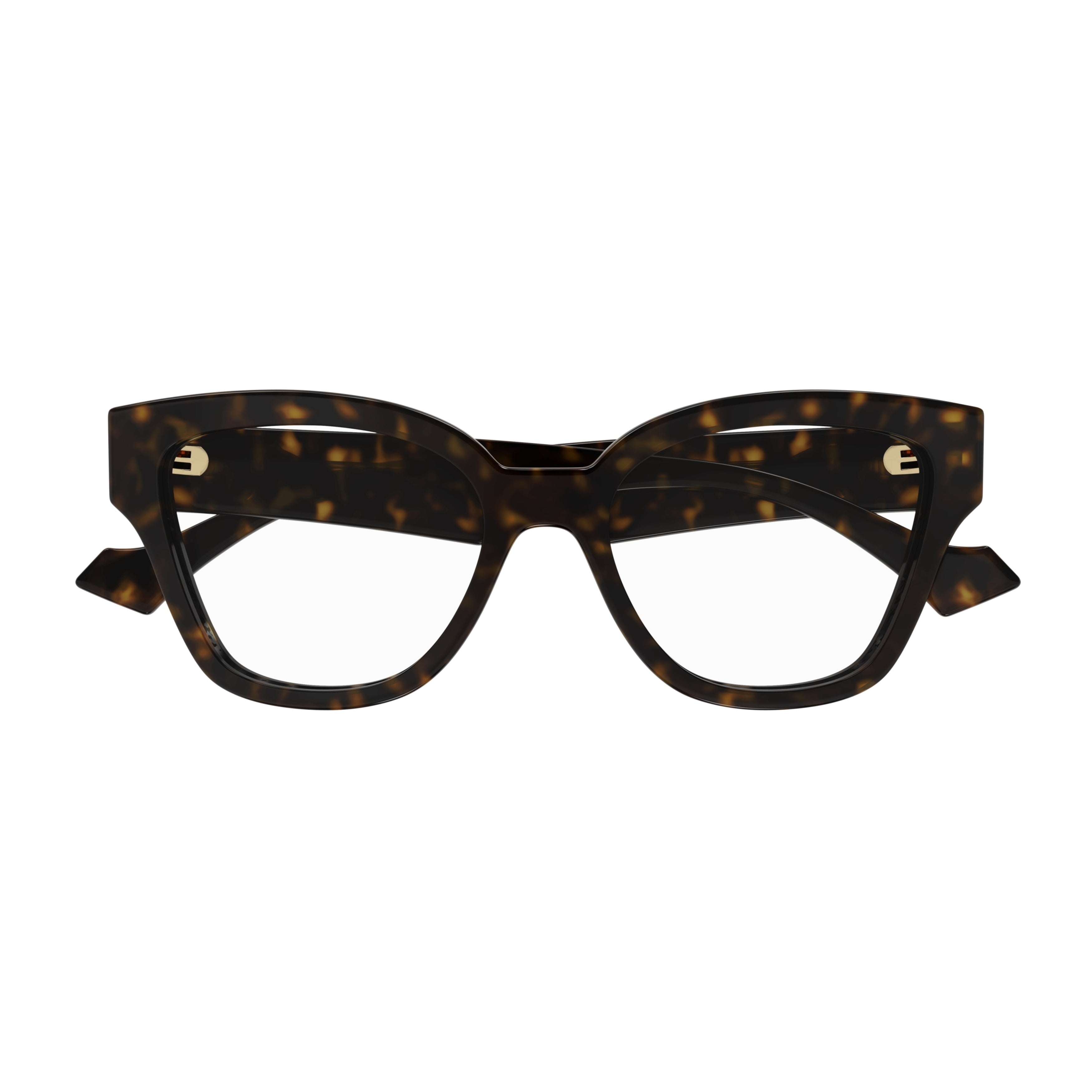 Gg1424o Oversized Square Tortoiseshell Eyeglasses