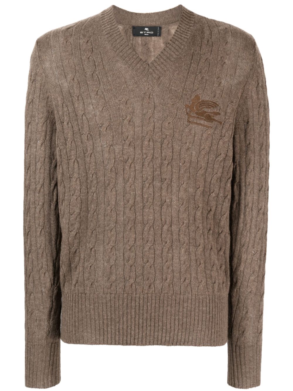 Signature Pegaso Motif Cashmere Jumper