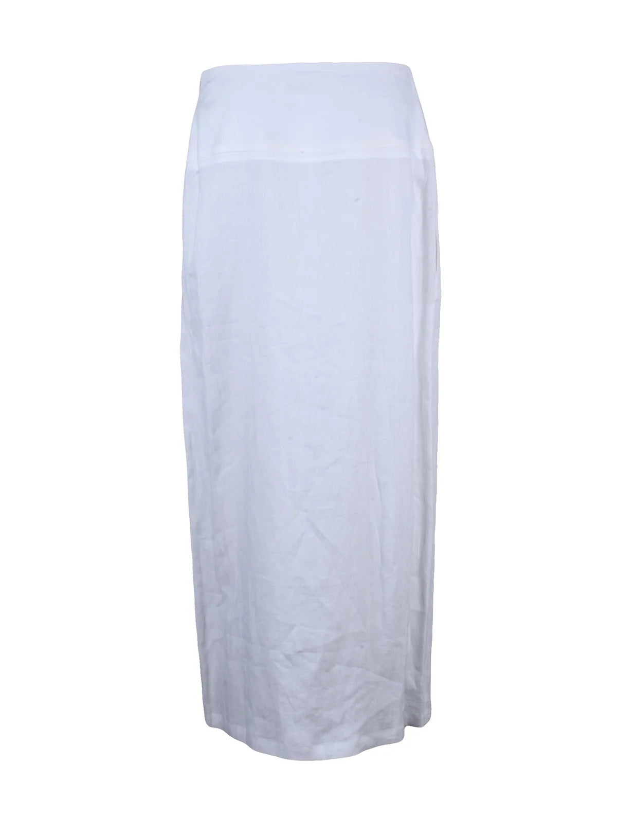 White Linen Long Skirt