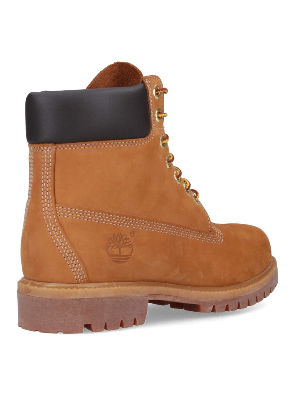 Rugged Tan Leather Boots With Padded Collar