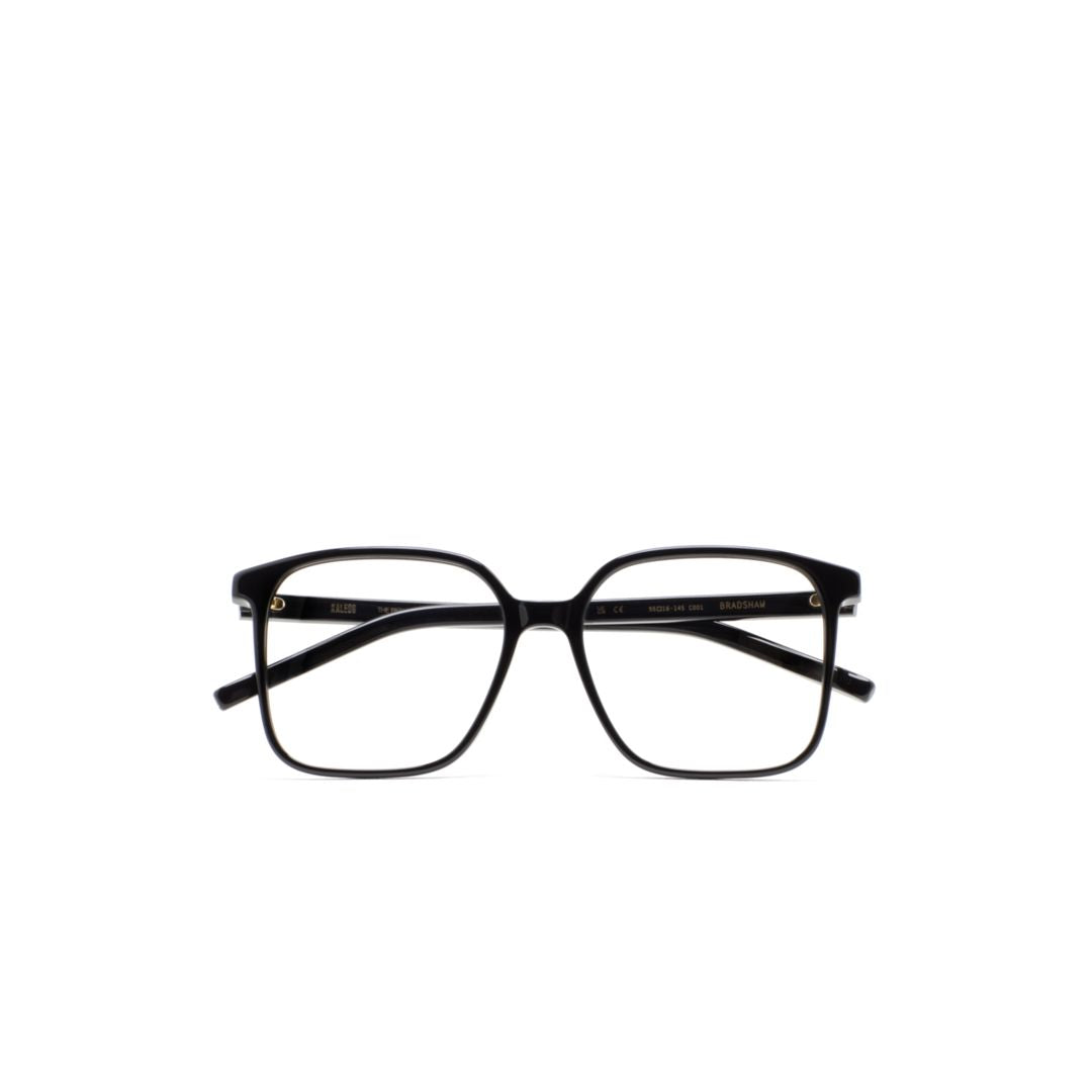 Bradshaw Rectangular Black Eyeglasses with Rounded Edges