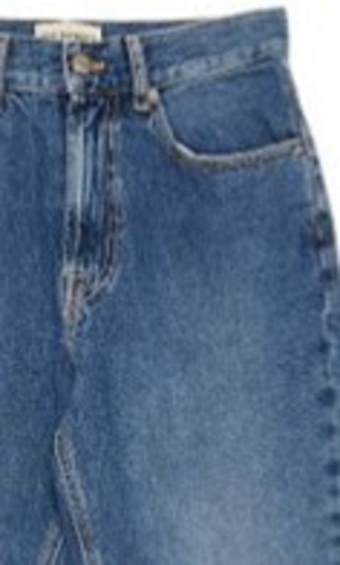 Jeansy z denimu o średnim spieraniu